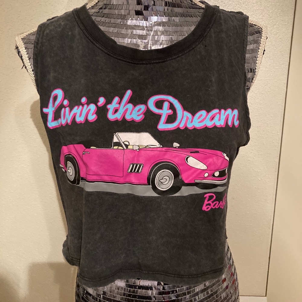 Vintage Barbie Crop Top